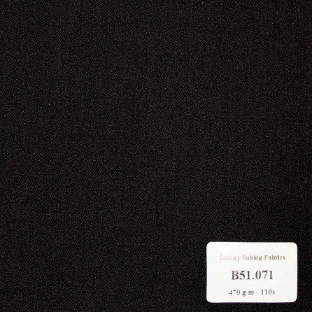 B51.071 Kevinlli V2 - Vải Suit 50% Wool - Đen